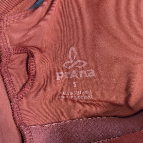 Prana One Piece Swimsuit Cross Back Small Rust Orange - Picture 3 of 3